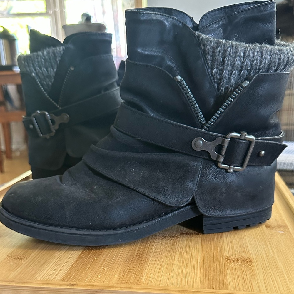 Torrid Ankle Moto Style Booties Size 11